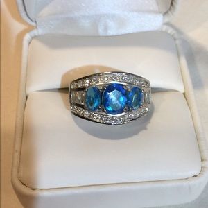 Blue Topaz Ring